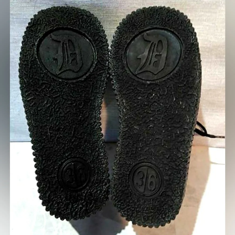 New Demonia Sparkling Leopard Print Platform Creepers - Picture 7 of 12